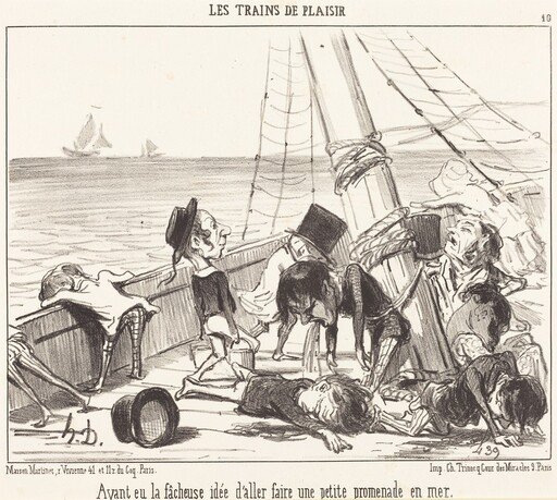 Ayant eu la facheuse idée d'aller... en mer
