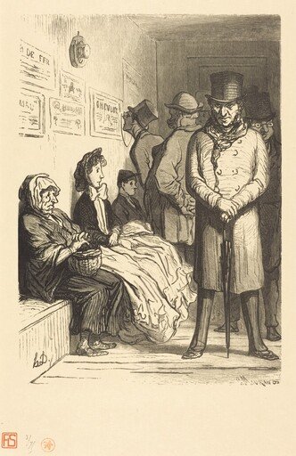Un Bureau d'attente d'omnibus