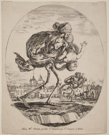 Death Carrying a Child to the Right