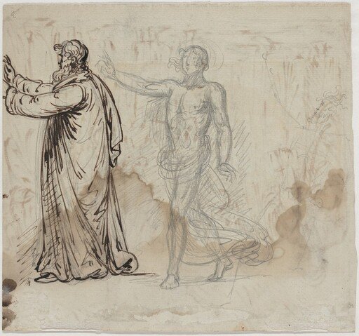Three Figures [verso]