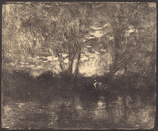 Cows at a Watering Place (Vaches a l'abreuvoir)