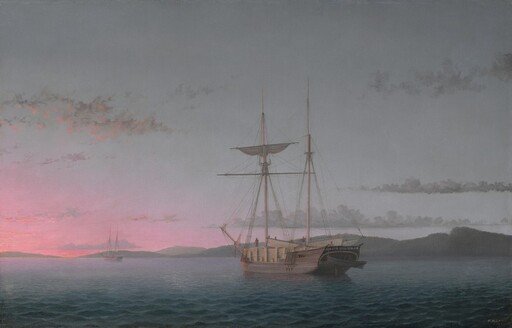 Lumber Schooners at Evening on Penobscot Bay