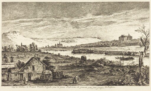 Vue du chateau de Madrid