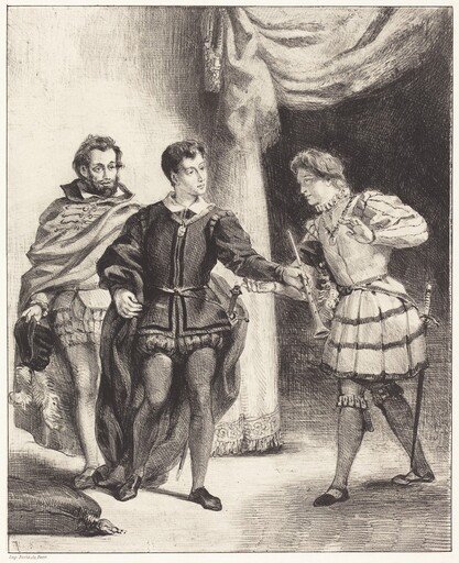 Hamlet and Guildenstern (Act III, Scene II)