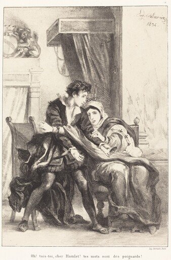 Hamlet and the Queen (Act III, Scene IV)