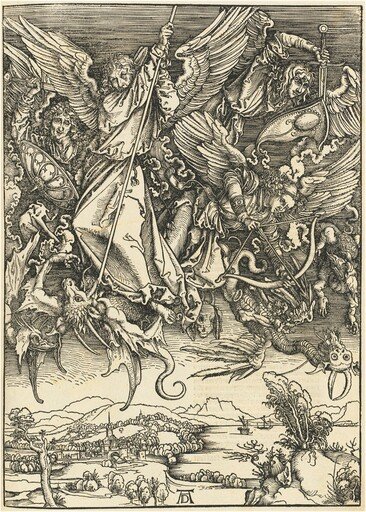Saint Michael Fighting the Dragon