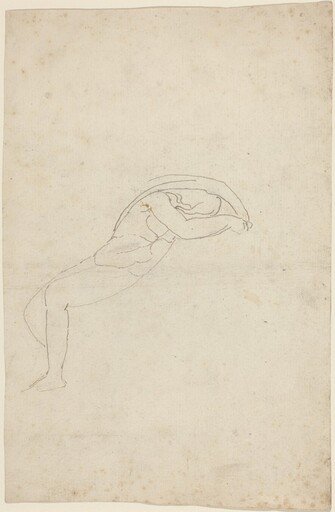 Study of a Semi-Reclining Figure