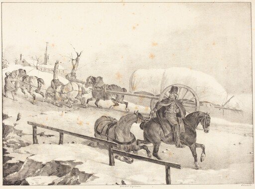 Wagoner Climbing a Hill (Roulier montant une cote)