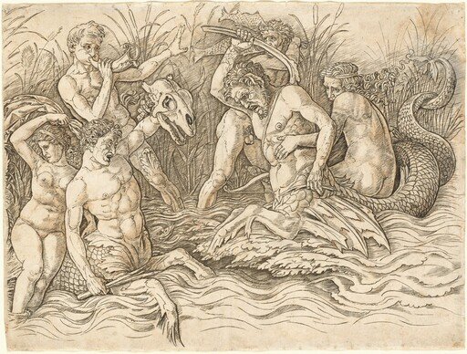 Battle of the Sea Gods [right half]