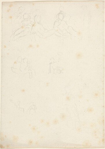 Studies of Seated and Reclining Figures