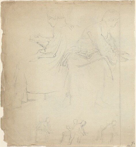 Sheet of Studies [recto and verso]