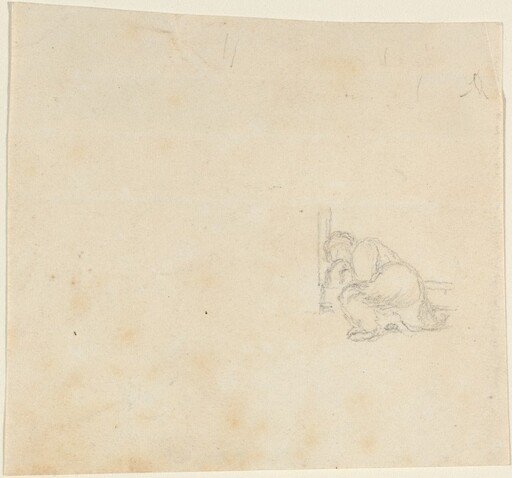 Figure Sleeping in a Doorway