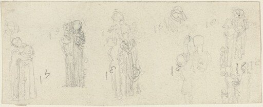 Sheet of Studies [recto and verso]