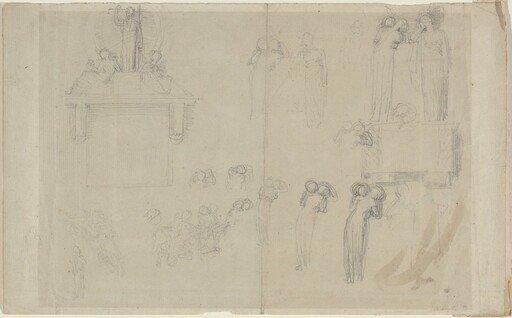 Sheet of Studies [recto and verso]