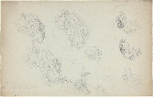Sheet of Studies [recto and verso]