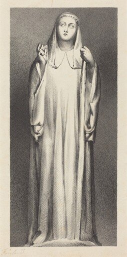 Figure from Peterborough Cathedral