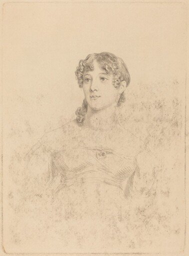 Lady Maria Hooker When Miss Turner at Age Seventeen