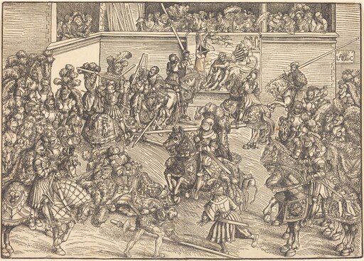 The Second Tournament with the Tapestry of Samson and the Lion