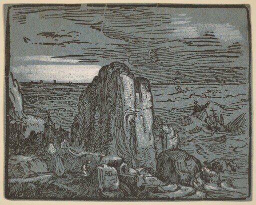 Cliff on a Seashore