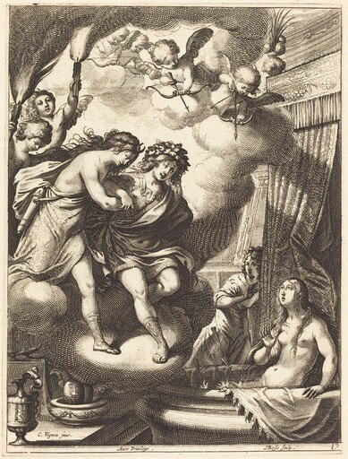 Illustration to Jean Desmarets' "L'Ariane"