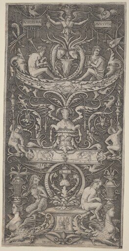 Ornamental Panel Inscribed "Victoria Augusta"