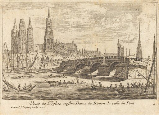 Veue de l'Eglise nostre Dame de Rouen