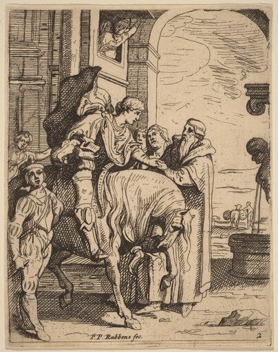 The Prodigal Son Bids Farewell to His Father