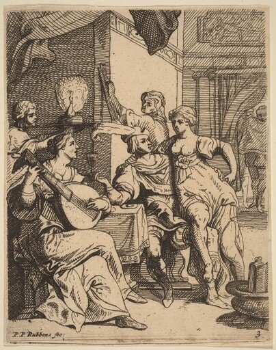 The Prodigal Wasting His Substance in the Tavern
