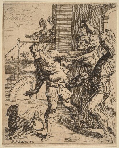 The Prodigal Son Driven from the Tavern