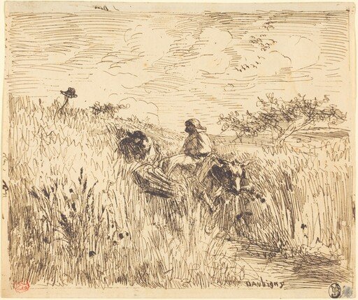 Path through a Wheat Field (Sentier dans les bles)