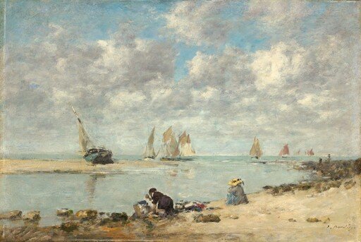 Washerwoman near Trouville