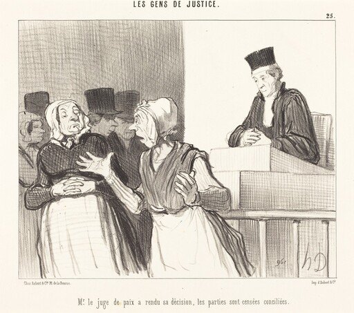 Mr. le Juge de paix a rendu sa décision...