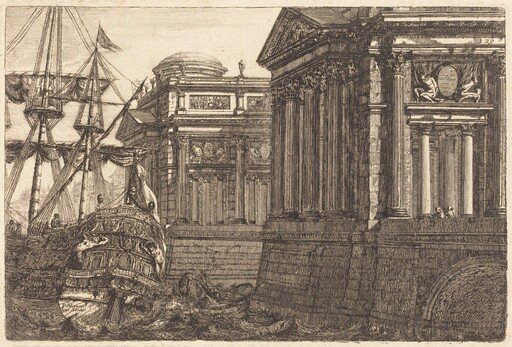 Imaginary Port Scene
