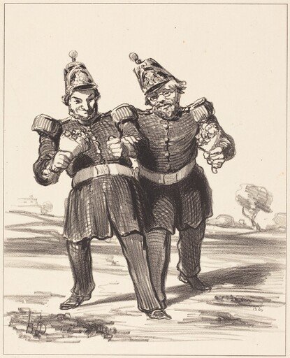 Les Deux banqueteurs en joie