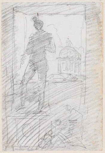 Statue of a Nude before a Window View