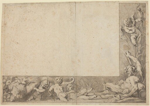 River God with Putti