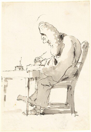 A Venetian Lawyer at His Desk