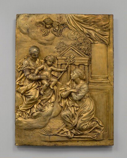 The Virgin and Child Appearing to Saint Martina