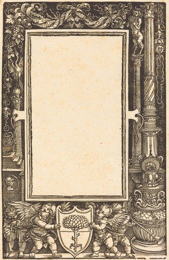 Title-Border with Putti Holding the Pirckheimer Arms