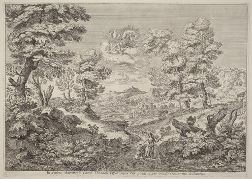 Apollo and a Nymph Leading a Lion