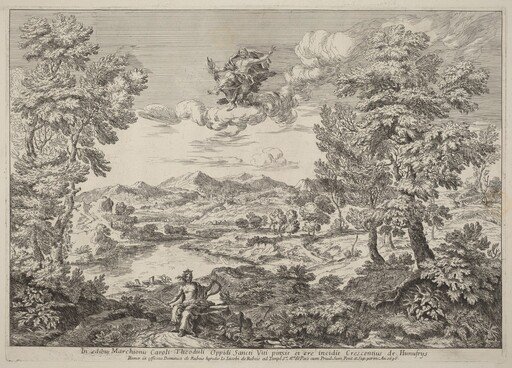 Jupiter in a Landscape