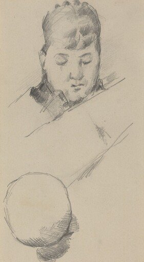 Bust of Madame Cezanne [verso]