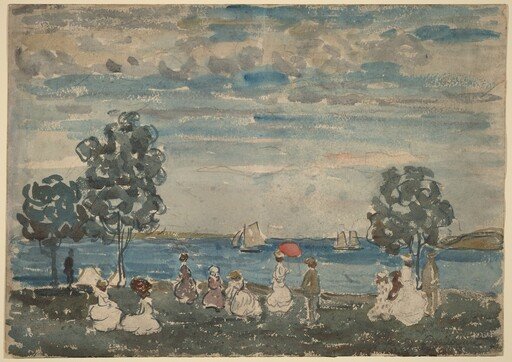 Figures on a Beach