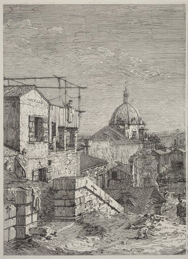 The House with the Inscription [left]