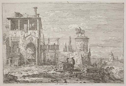 The Equestrian Monument [upper right]