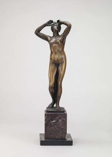 Female Figure with Raised Arms (a Niobid?)
