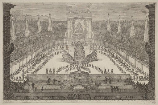 The Prince of Tuscany, His Horse Troops and Carriages around Mount Atlas