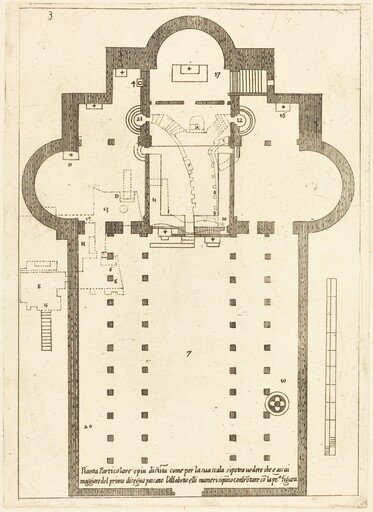 Plan of the Church of the Holy Manger