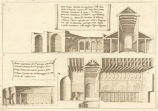Elevation of Churches including the Holy Manger