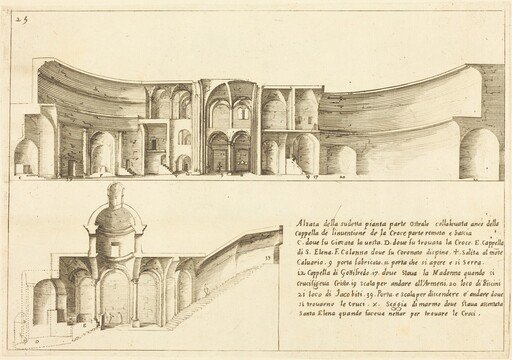 Elevation of the Chapel of the Invention of the Cross